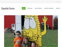 Tablet Screenshot of guyettefarms.com